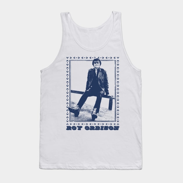 Roy Orbison / Retro Design Fan Art Tank Top by DankFutura